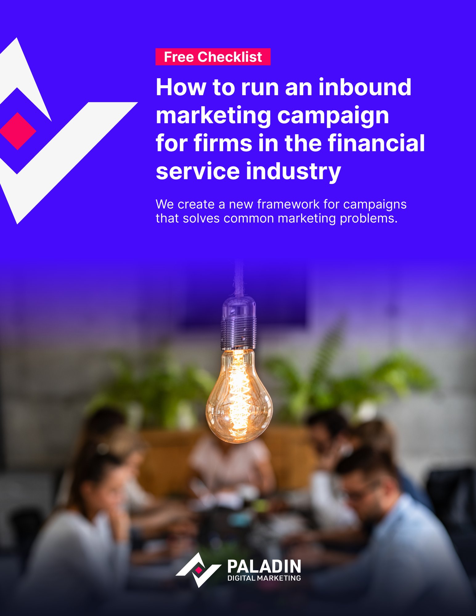 Checklist offer- How to run an inbound marketing campaign for firms in the financial service industry_Cover